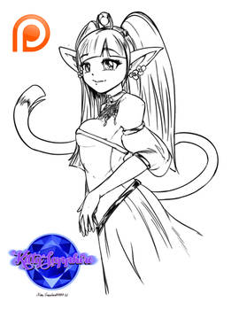 Preview: Kitty's Lineart Concept Art