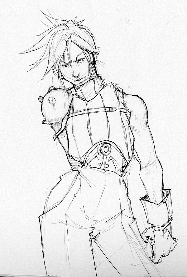 Sketchbook:  Cloud Strife