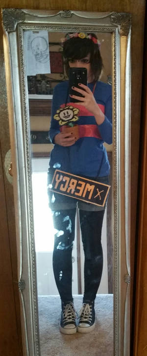 My Frisk cosplay for MAGfest 2016