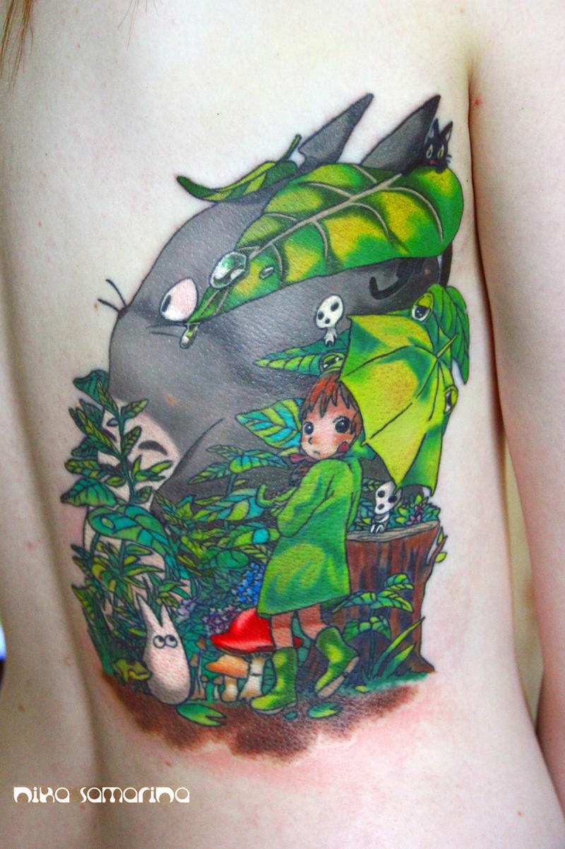 totoro tattoo by NikaSamarina on DeviantArt
