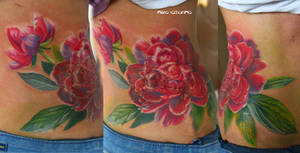 peony tattoo