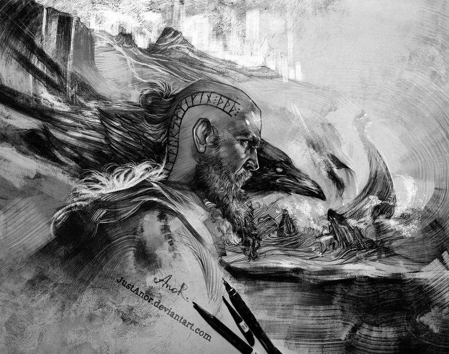 Sketching Floki by JustAnoR