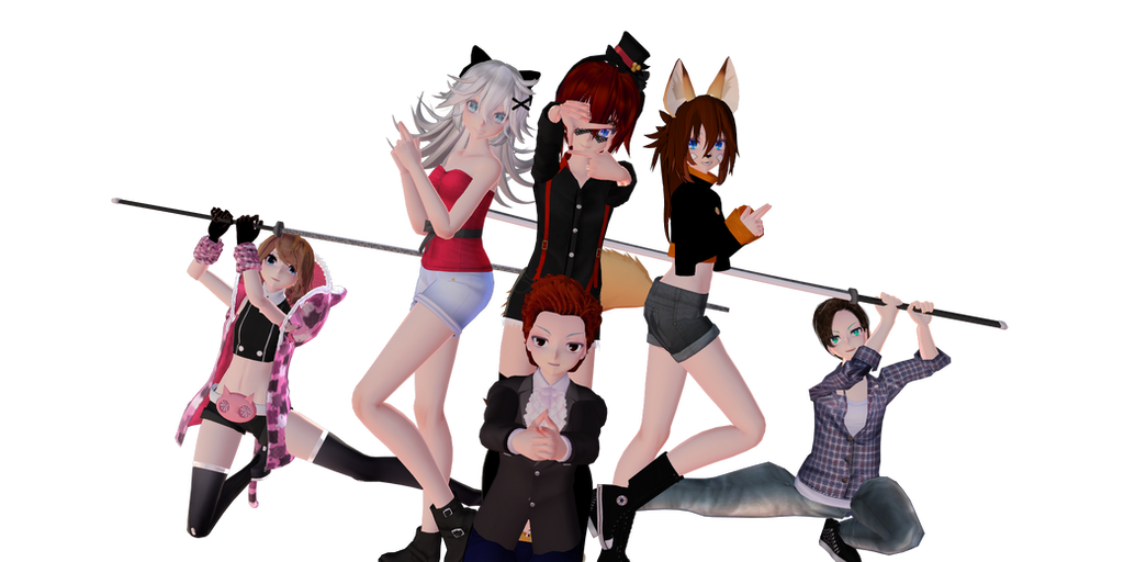 Mmd Group {MMD}Group Photo by SuperMario399 on DeviantArt