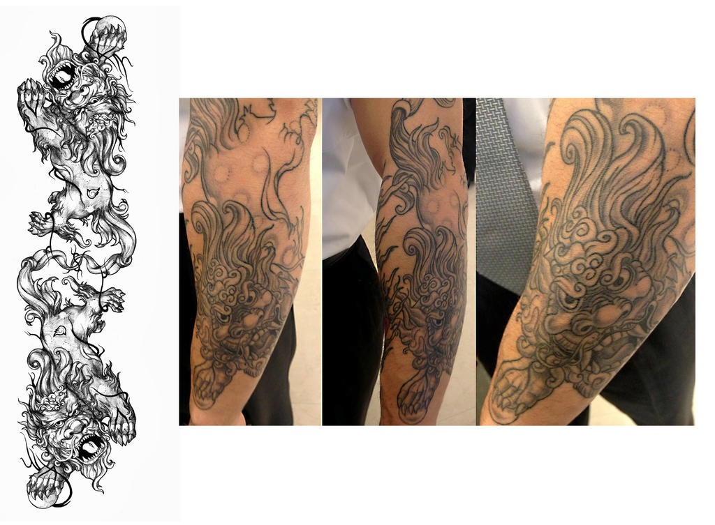 Shisa Dog Tattoo Design By Crisluspotattoos On Deviantart Shisa Dog Tattoo Design By Crisluspotattoos On Deviantart