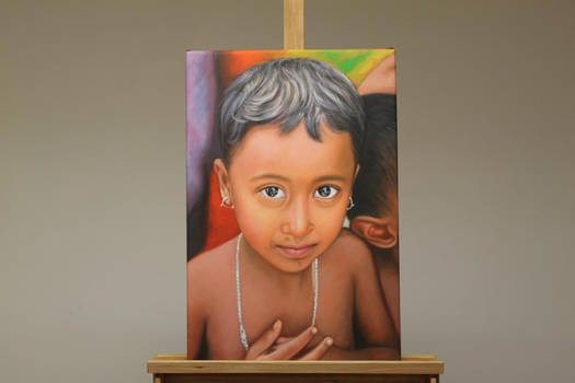 Bangladesch Child Oil Painting