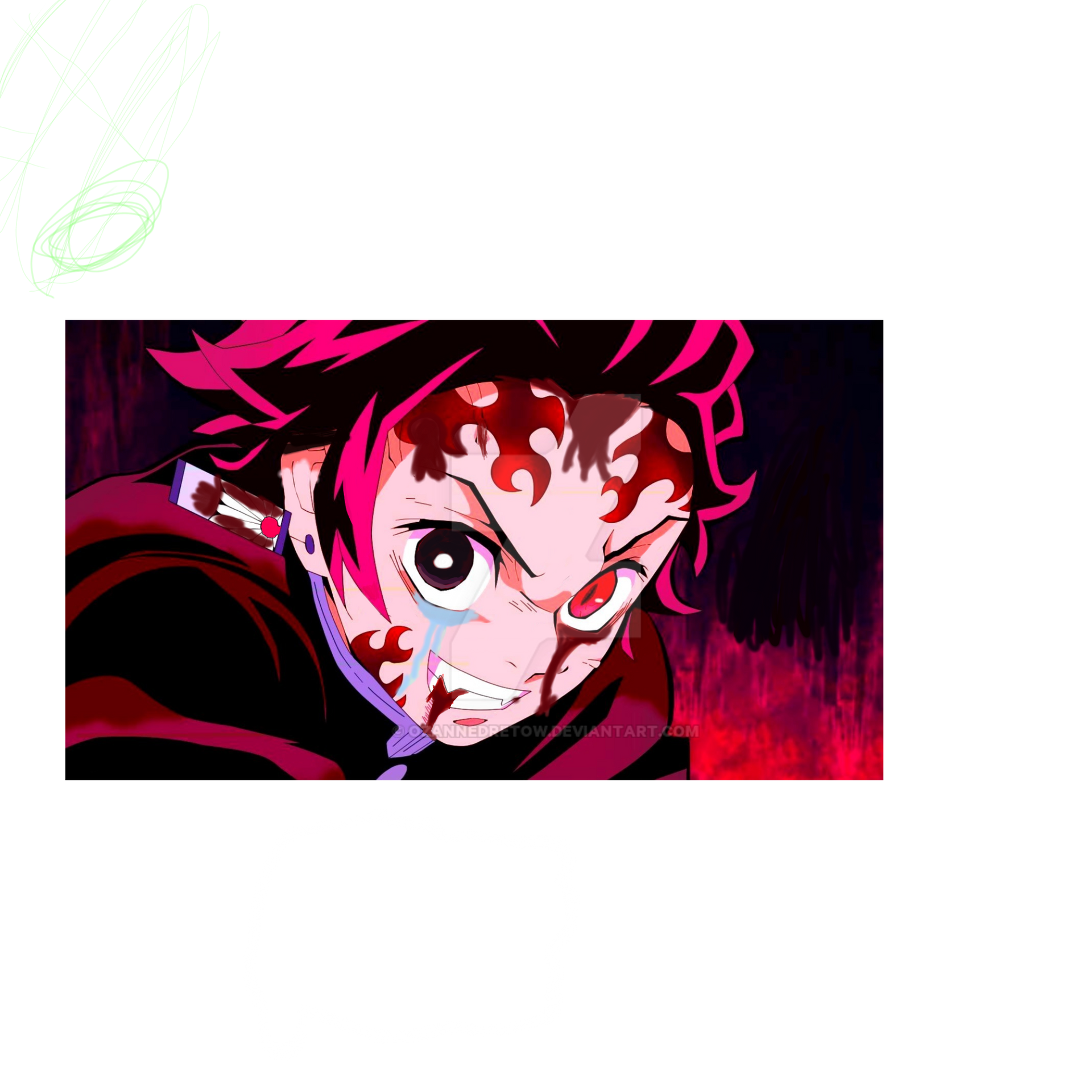 Demon king tanjiro demon slayer by ozannedretow on DeviantArt