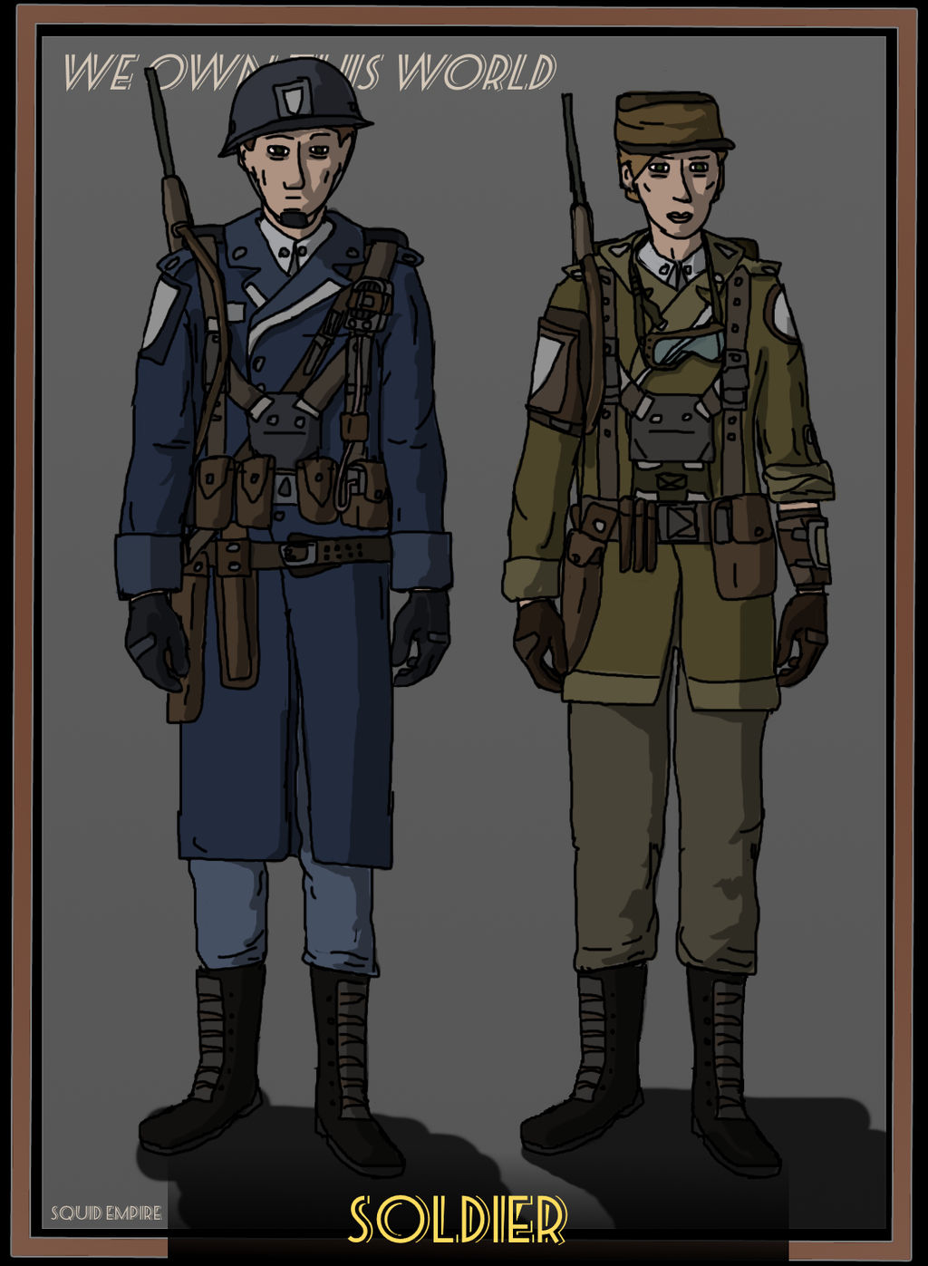Soldier concept by SquidEmpire on DeviantArt