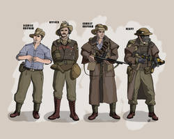 Fallout - Pre-war Australian army uniforms concept