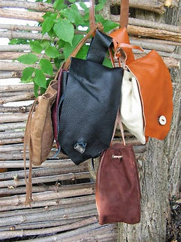 Leather pouches