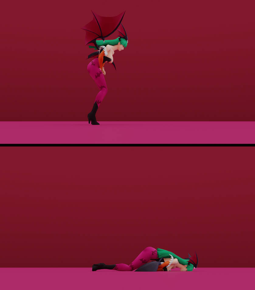 Morrigan Low Blow 4 By OpticPause On DeviantArt