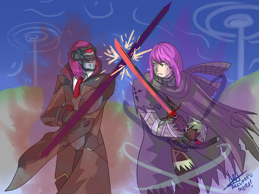 Pso2 Sea AkkumaruVsPersona by AkkumaruMeha on DeviantArt