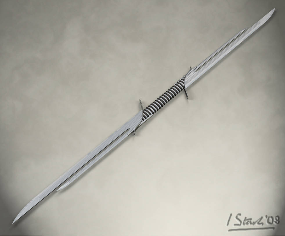Two Bladed Sword By Iainstark On Deviantart Two Bladed Sword By Iainstark On Deviantart