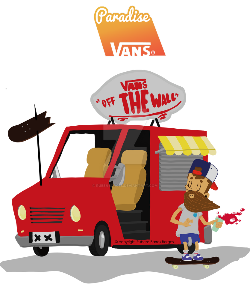 Vans off the wall cartoon best sale