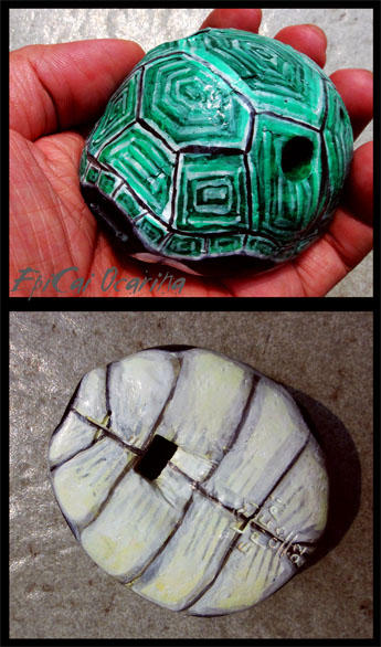 Turtle Shell Ocarina by Geotjakra on DeviantArt