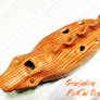 Red Green Lines Ocarina