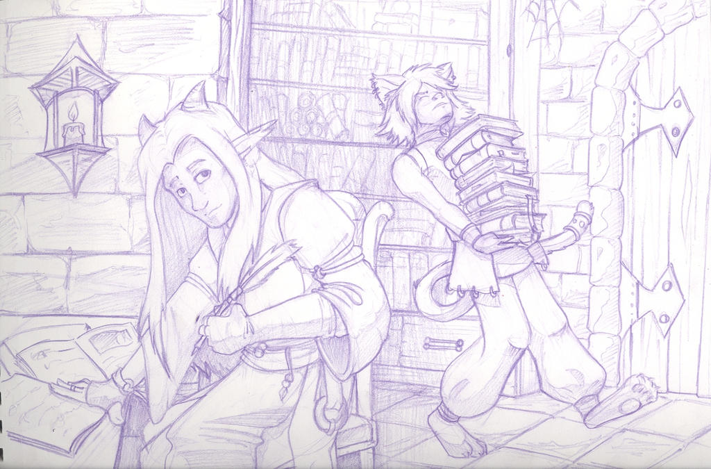 Studying by Scyoni