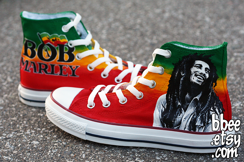 Convers Rasta Bob Marley Converse by BBEEshoes on DeviantArt