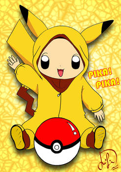 Pikachu Hijab Girl