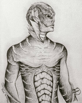 The Amphibian Man (The Shape of Water)