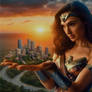 Giantess Gal Gadot 7 (ai art)