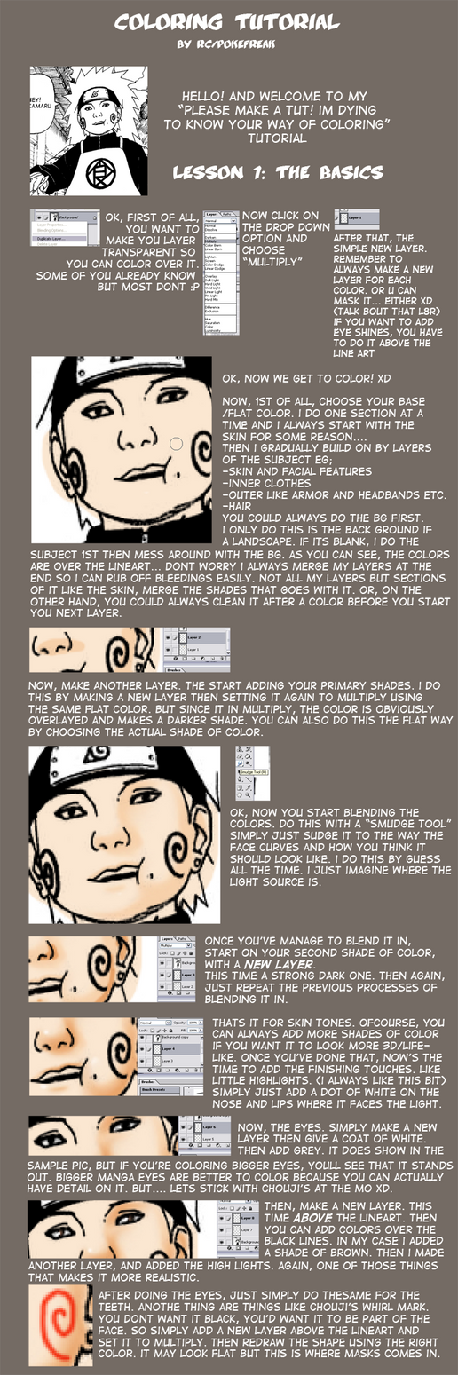Coloring Tutorial : Part 1 by Roggles on DeviantArt