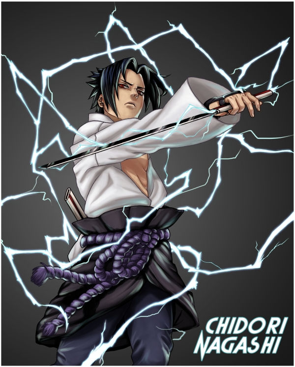 Sasuke - Chidori Discharge