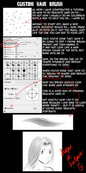 Custom Hair brush Tutorial