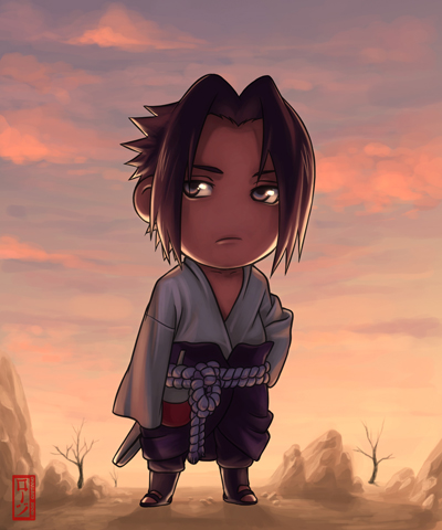 Chibi Commission - Sasuke by Roggles
