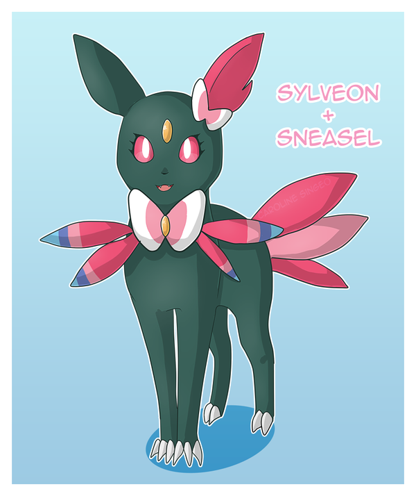 Sylveon/Sneasel Fusion By Jih Pun On DeviantArt.