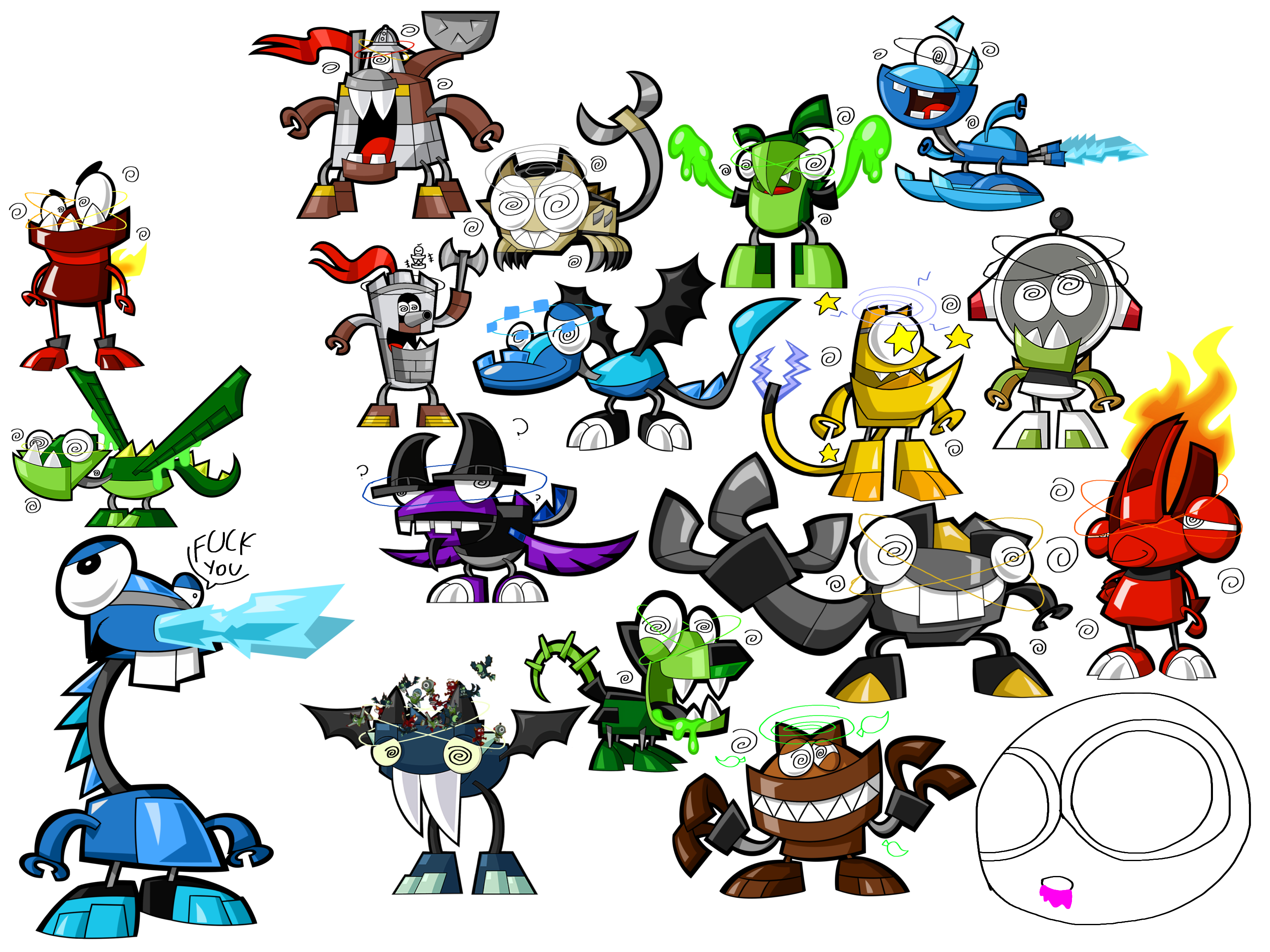 Mixels Music Deviantart Dizzy mixels by maxpinkgirllol on DeviantArt