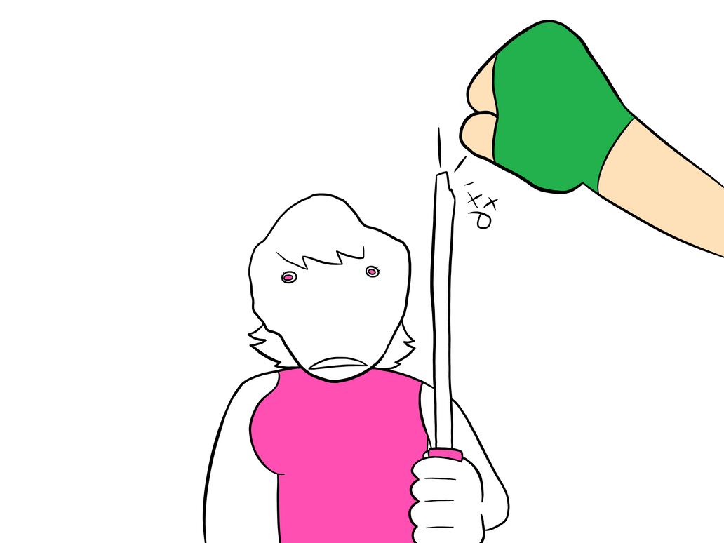Party gooper breaks kippie sword by maxpinkgirllol on DeviantArt