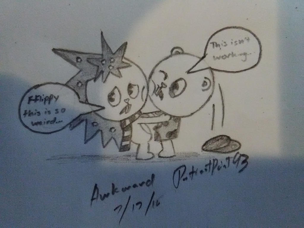 HTF Fanart - Awkward by PatientPaint93 on DeviantArt