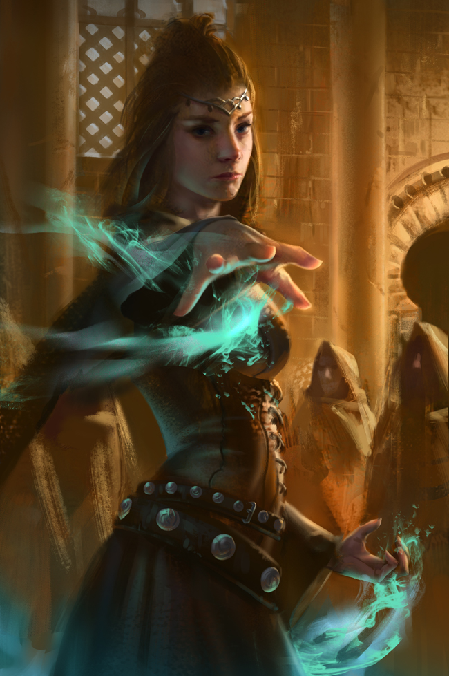 Blue Flame by NathanParkArt
