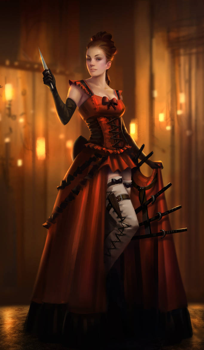 Lady Dagger by NathanParkArt