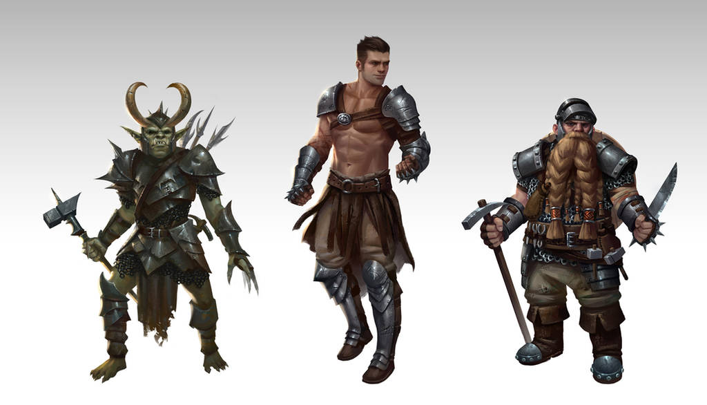 Characters by NathanParkArt