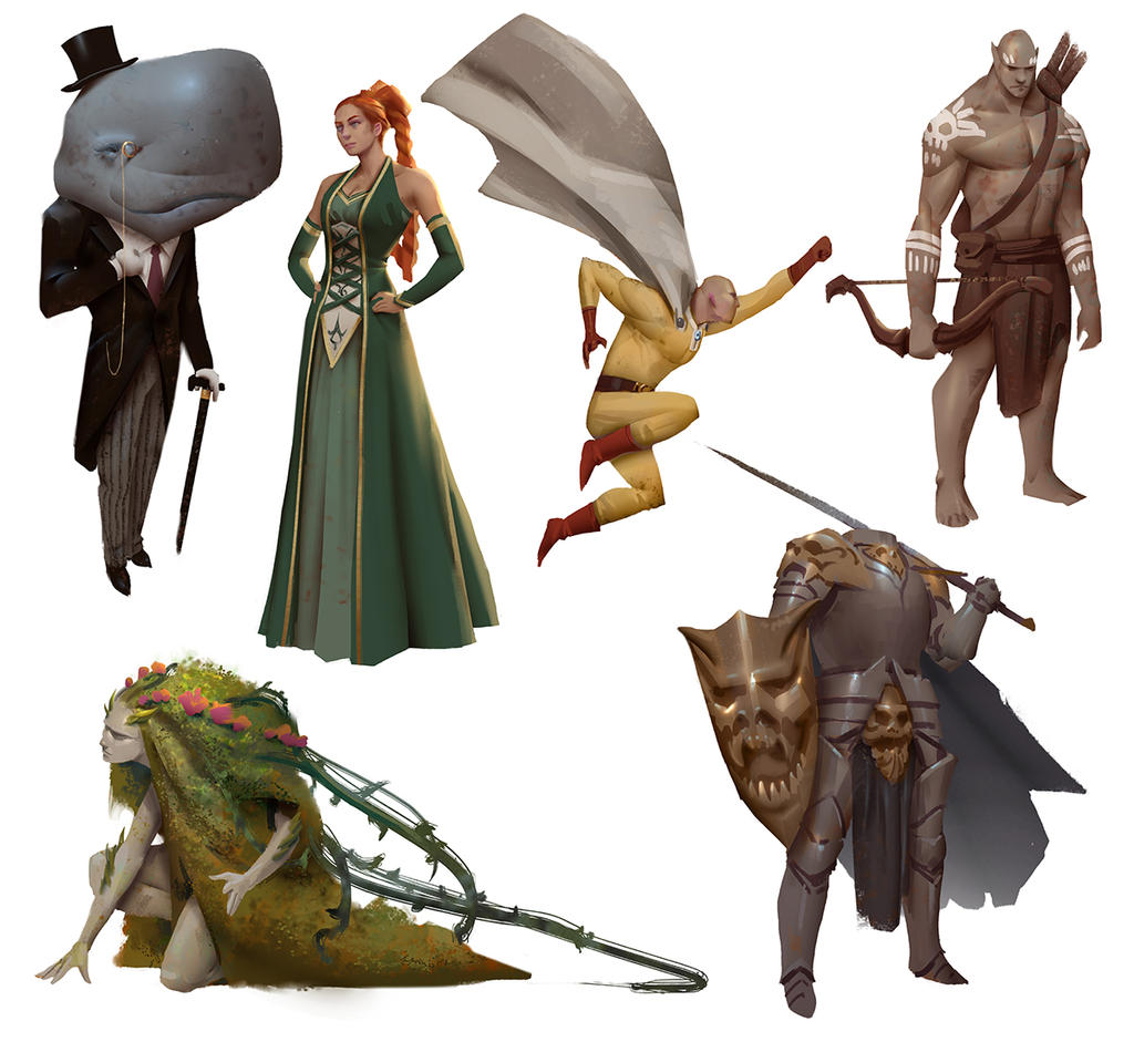 Mini Characters 5 By NathanParkArt On DeviantArt