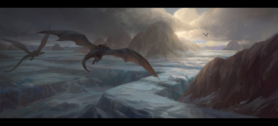 Dreams 02 - Dragon Ride by NathanParkArt