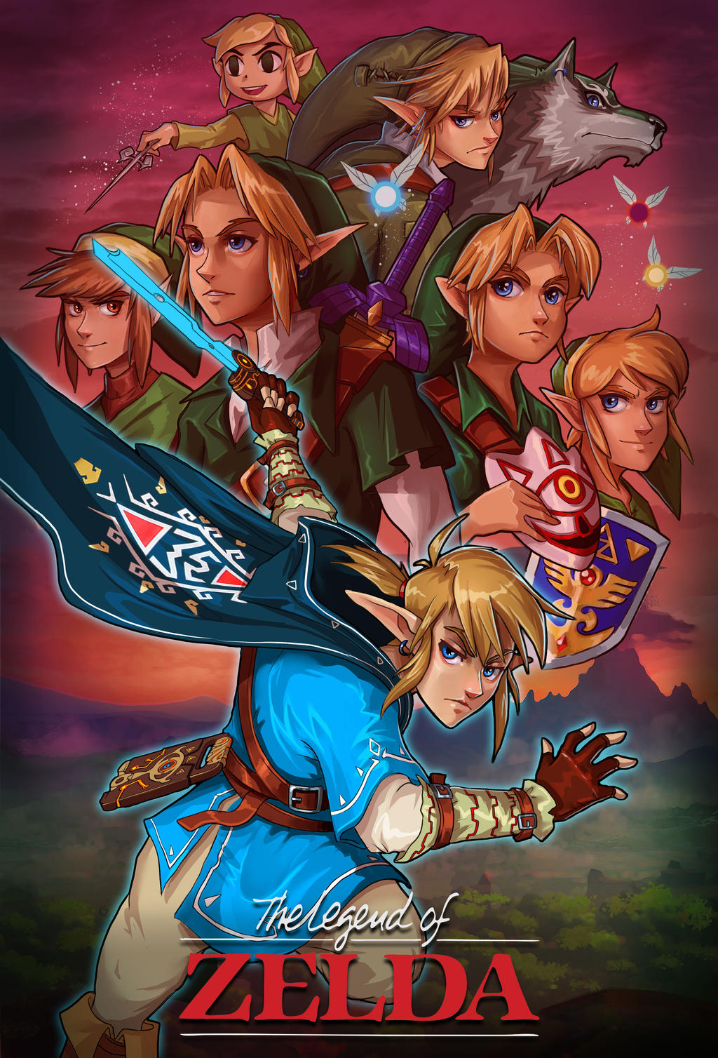 The Legend Of Zelda Fan Art By Desireemoffatt On Deviantart