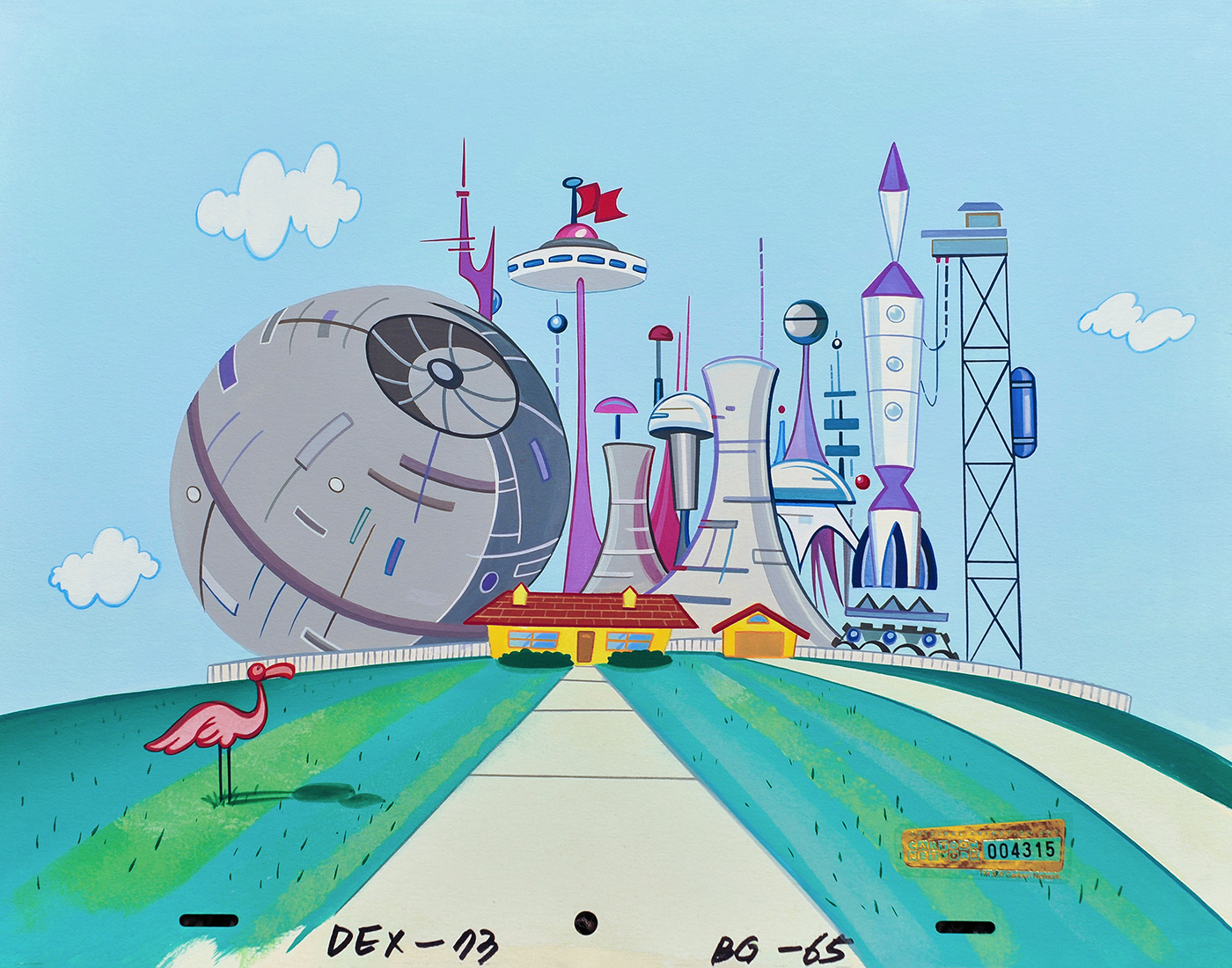 Image result for dexter's laboratory background"