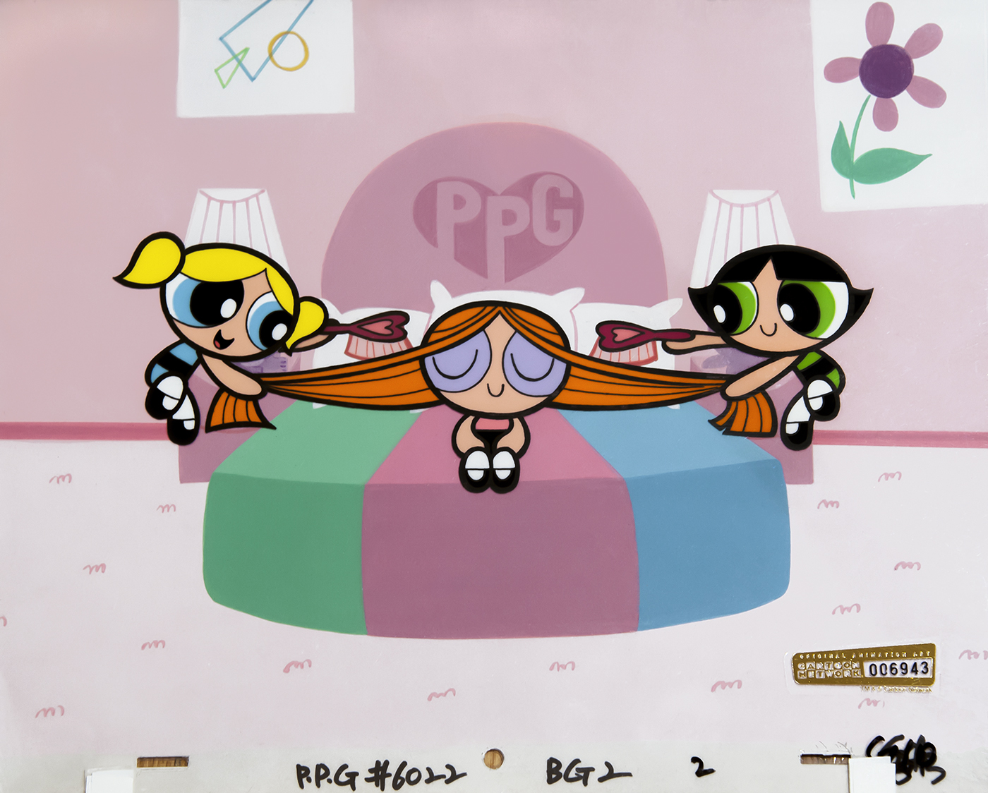 Powerpuff Creation Lab Powerpuff Girls Production Cel Art (SE3EP1-b) by Davidevgen on DeviantArt