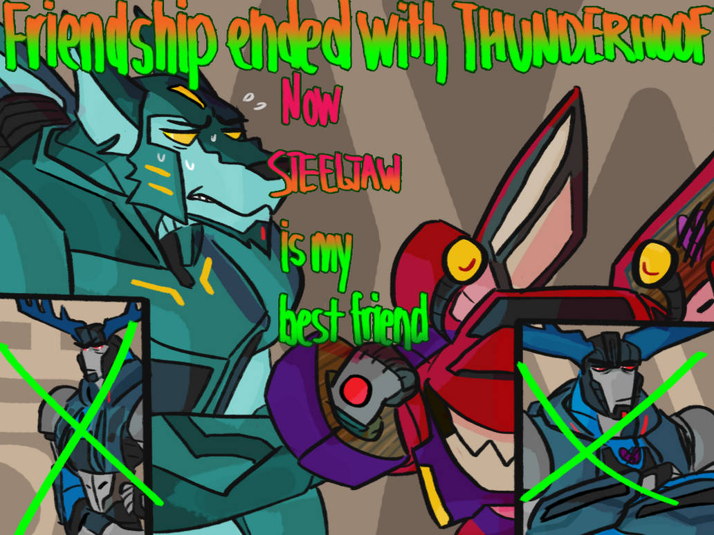 friendship ended meme by MaverickLM on DeviantArt