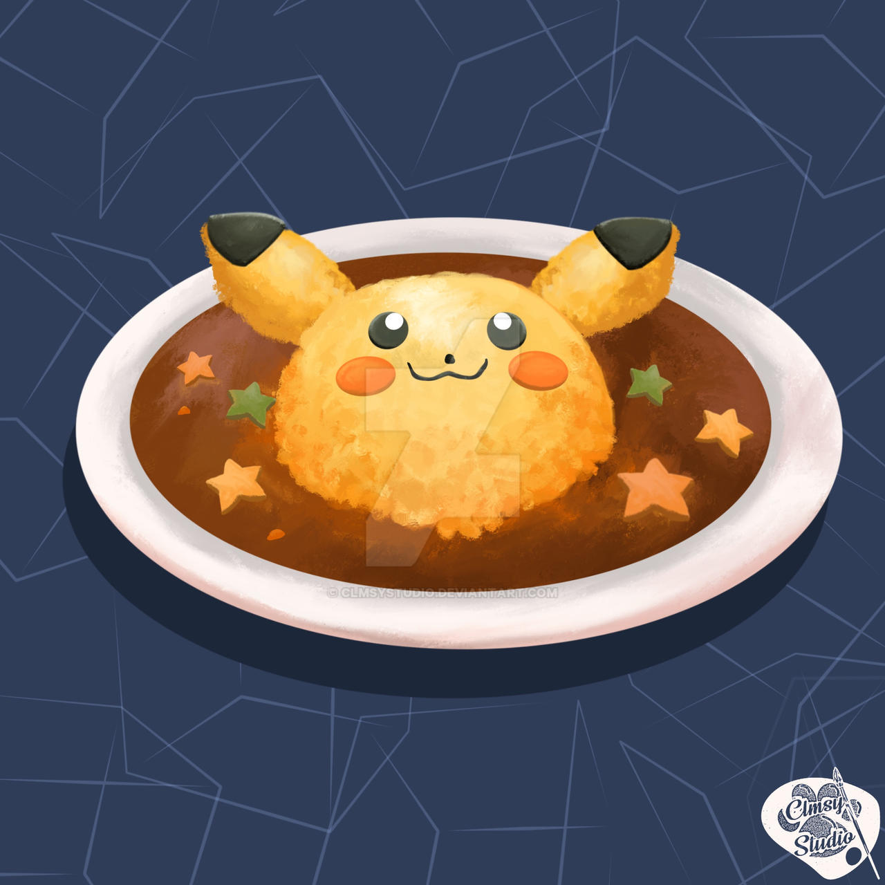 Pikachu Rice by ClmsyStudio on DeviantArt