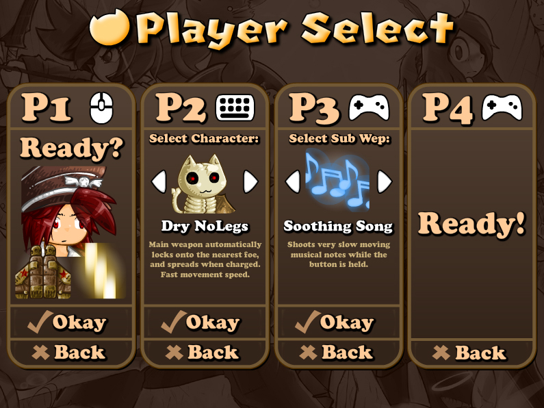 BH2: Player Select