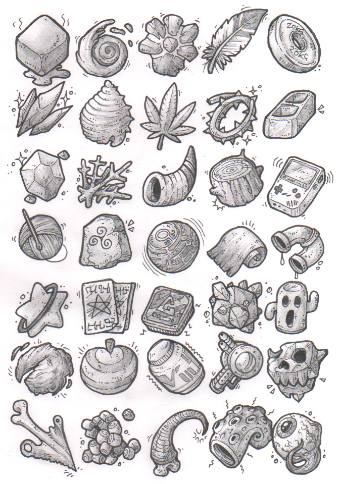 Sketches: Items