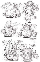 Sketches: Golems