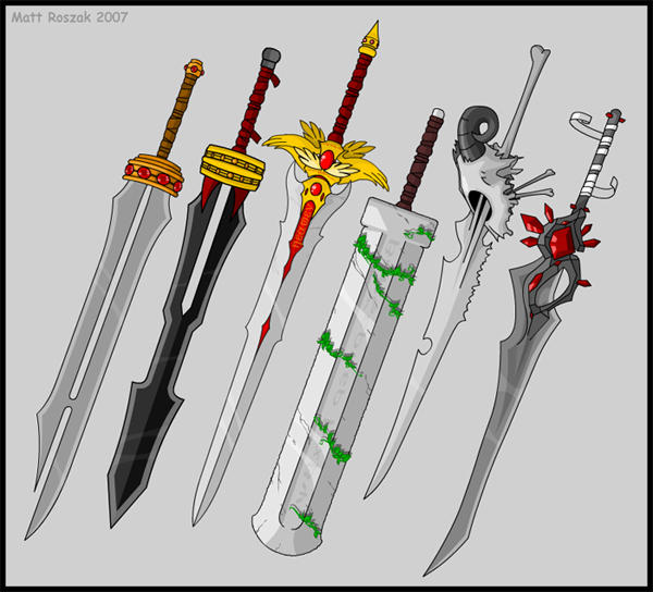 Swords by KupoGames on DeviantArt