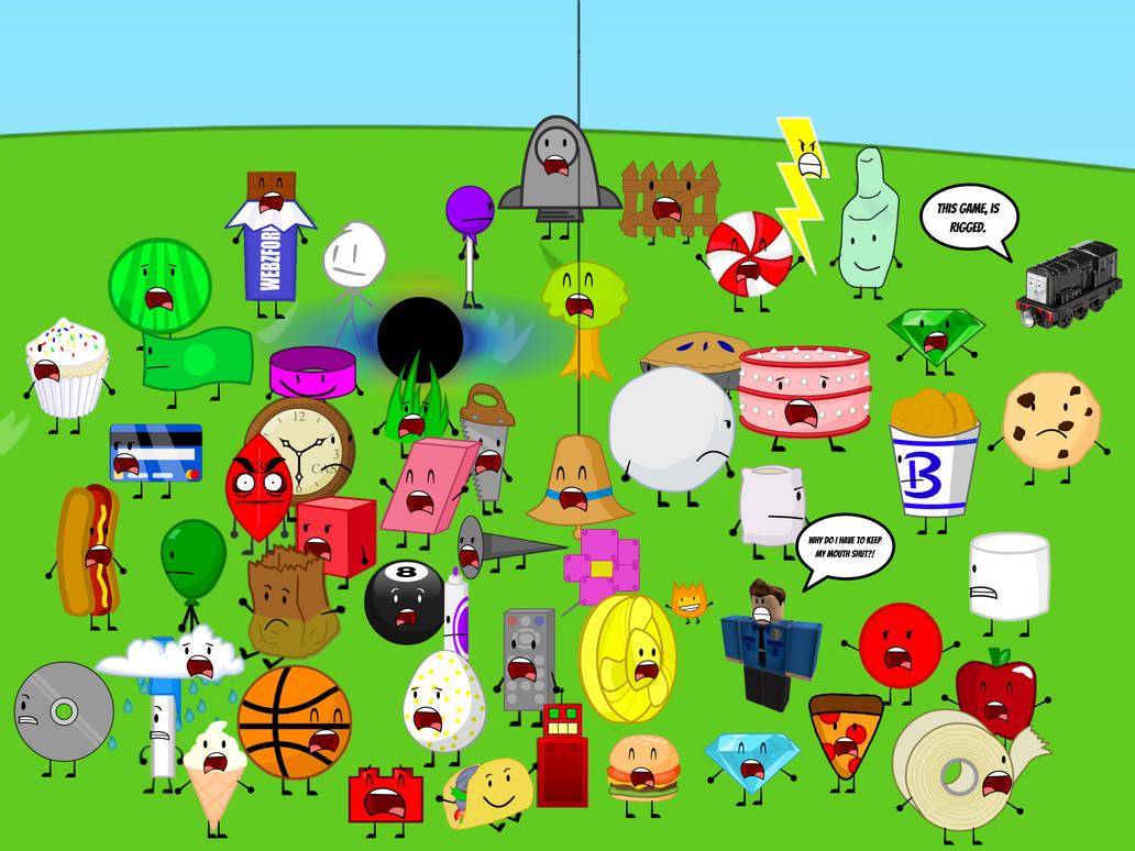 BFDIA with Extra Characters Screaming by FNAFPlushCute on DeviantArt