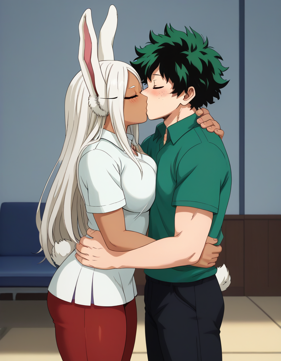 Izuku x Mirko || Love between bunnies by SonicPrimeInfinitus on DeviantArt