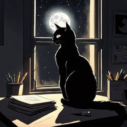 Cat of the Moon