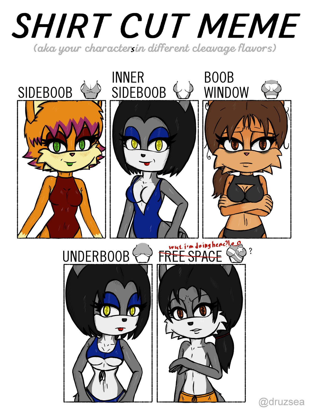Shirt Cut Meme by MortAugust on DeviantArt